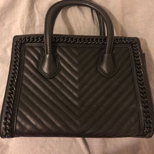 Aldo Black Handbag w Chain Detail